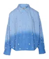 Essentiel Antwerp Harkansas Embellished Shirt In Blue