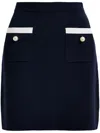 Essentiel Antwerp Harket Mini Skirt In Blue