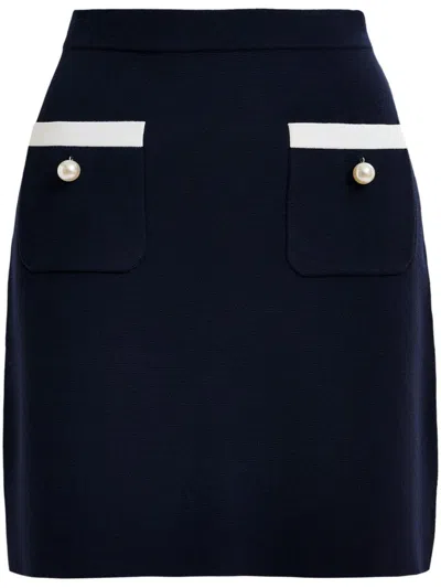 Essentiel Antwerp Harket Mini Skirt In Blue