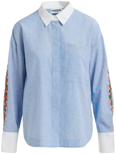 Essentiel Antwerp Harkle Shirt In Blue