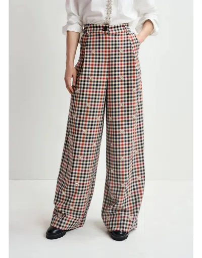 Essentiel Antwerp Harmony Rhinestone Pants In Combo1 Night Shade