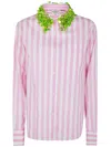 Essentiel Antwerp Hashbrown Sequin Collar Shirt Ballerina In Ballerina