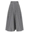 Essentiel Antwerp Hat Dark Blue Midi Skirt In Blue