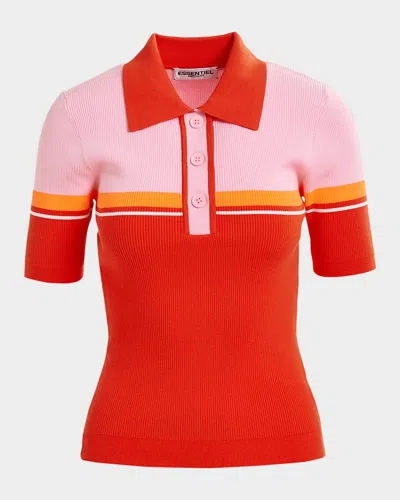 Essentiel Antwerp Haustral Ribbed Polo