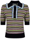 Essentiel Antwerp Haximum Striped Polo In Off White