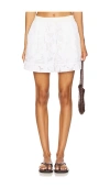 Essentiel Antwerp Hazer Floral Lace Shorts In White