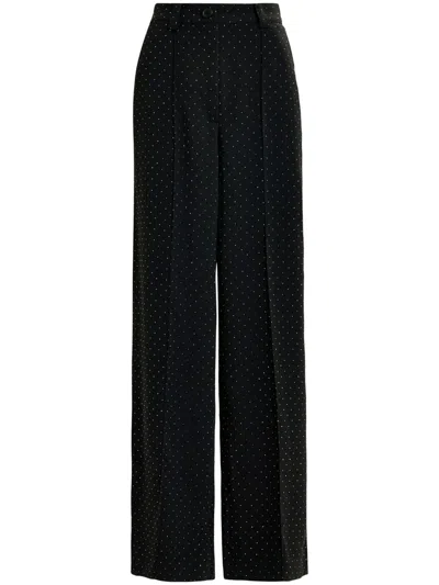 Essentiel Antwerp Healthy Wide-leg Trousers In Black