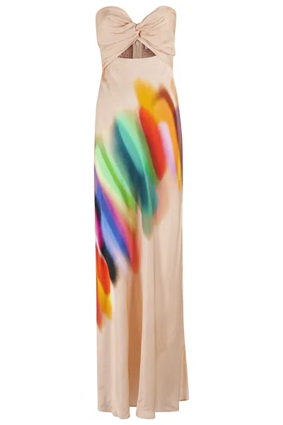 Essentiel Antwerp Hebbles Strapless Midi Dress In Ma