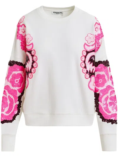Essentiel Antwerp Hecrazy Sweatshirt In White