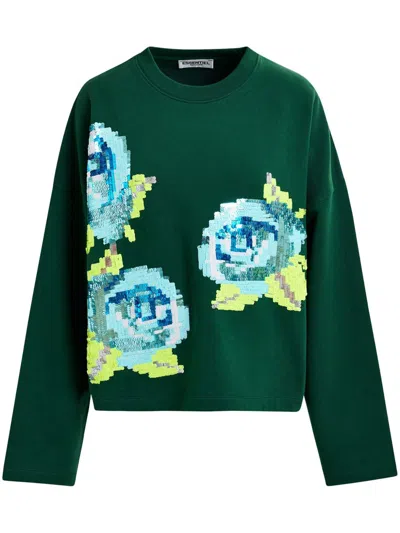 Essentiel Antwerp Hedance Sweatshirt In Green