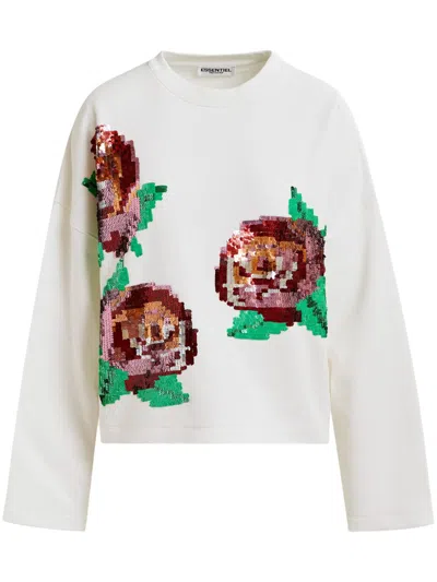 Essentiel Antwerp Hedance Sweatshirt In White