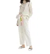 Essentiel Antwerp Heftig Straight Leg Pants In Off White In White