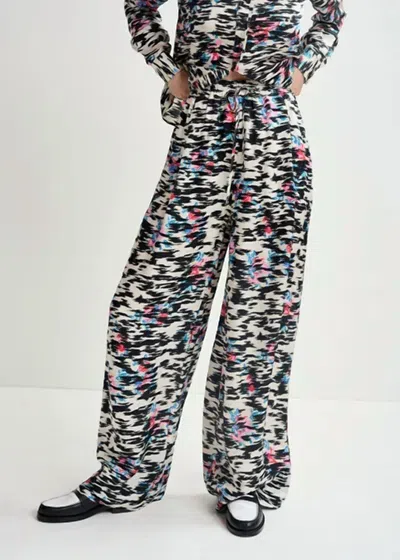 Essentiel Antwerp Helena Wide Leg Track Pants In Combo1 Off White