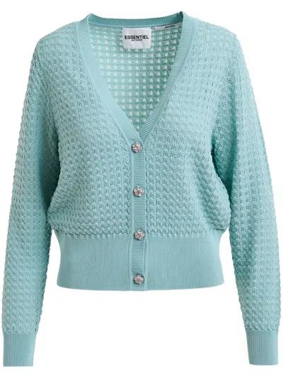 Essentiel Antwerp Hellenium Cardigan In Blue
