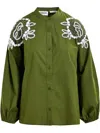 Essentiel Antwerp Hementine Shirt In Green