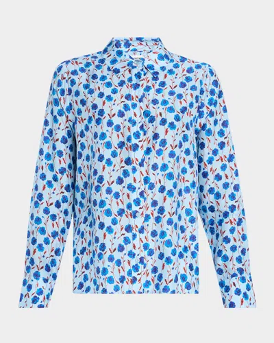 Essentiel Antwerp Hensley Fitted Shirt In Denim Blue