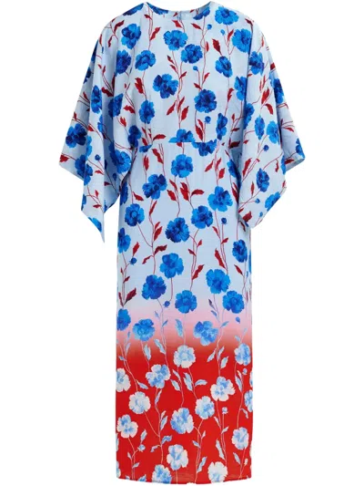 Essentiel Antwerp Hermione Midi Dress In Blue
