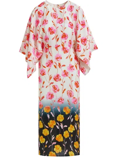 Essentiel Antwerp Hermione Midi Dress In Multicolour
