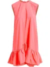 Essentiel Antwerp Hibernate Mini Dress In Orange