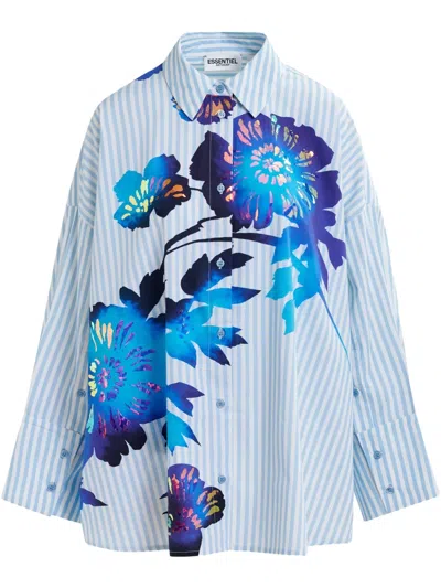 Essentiel Antwerp Hibra Shirt In Blue
