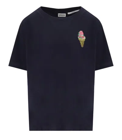 Essentiel Antwerp Hicecream Blue T-shirt
