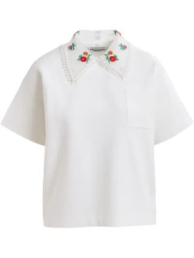Essentiel Antwerp Hideal Polo Top In White