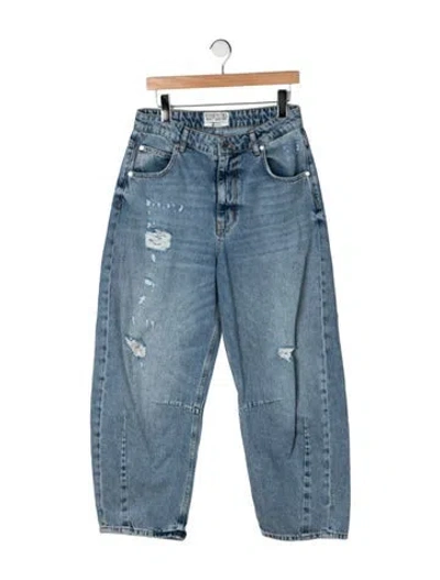 Pre-owned Essentiel Antwerp High-rise Wide Leg Jeans W/ Tags In Blue