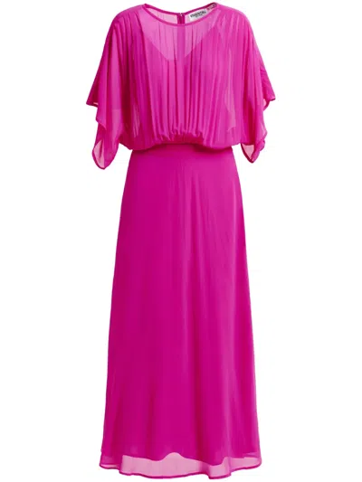 Essentiel Antwerp Hikart Maxi Dress In Pink