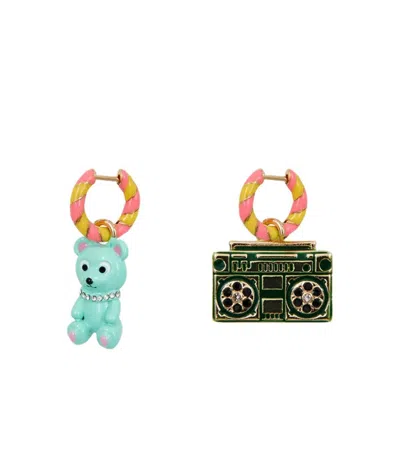 Essentiel Antwerp Hilda Yellow And Pink Earrings