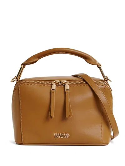 Essentiel Antwerp Hinao Shoulder Bag In Brown