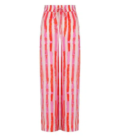Essentiel Antwerp Hindiana Wide Track Pants In Pink