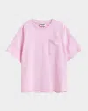 Essentiel Antwerp Hintern Lace Back T-shirt In Pink