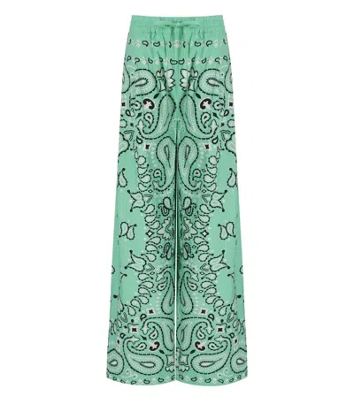 ESSENTIEL ANTWERP ESSENTIEL ANTWERP HINTWERPEN AQUA GREEN TROUSERS