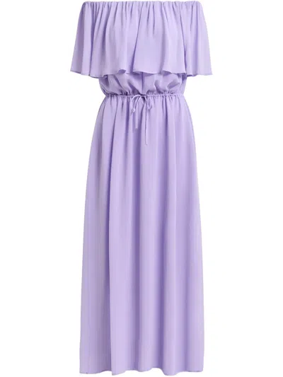 Essentiel Antwerp Hirgo Midi Dress In Purple
