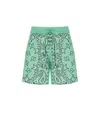 Essentiel Antwerp Hissels Bandana-printed Shorts