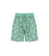Essentiel Antwerp Hissels Bandana-printed Shorts
