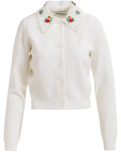 Essentiel Antwerp Hollandia Cardigan In White