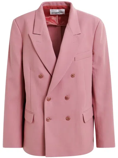 Essentiel Antwerp Hollow Blazer In Pink
