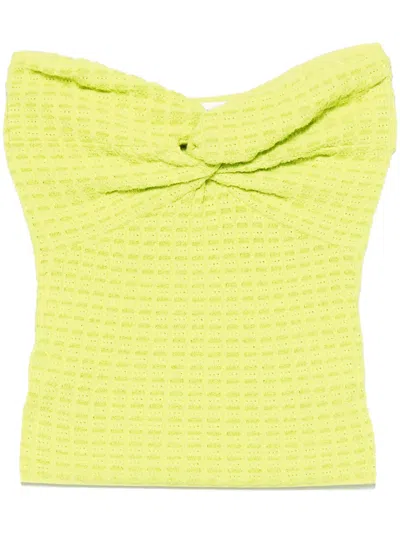 Essentiel Antwerp Holo Top In Green