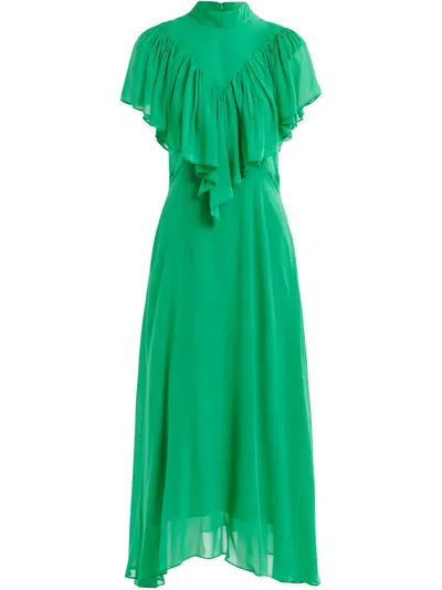 Essentiel Antwerp Honolulu Maxi Dress In Green