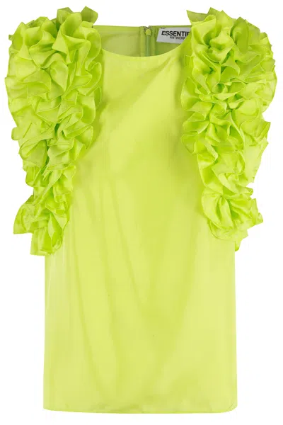 ESSENTIEL ANTWERP HONOUR MULTI RUFFLE TOP