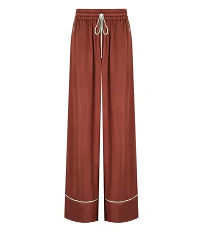 ESSENTIEL ANTWERP ESSENTIEL ANTWERP HONTGOMERY RUST TROUSERS