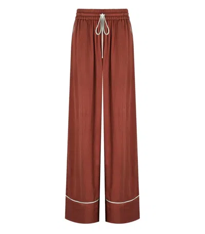 Essentiel Antwerp Hontgomery Rust Pants In Red