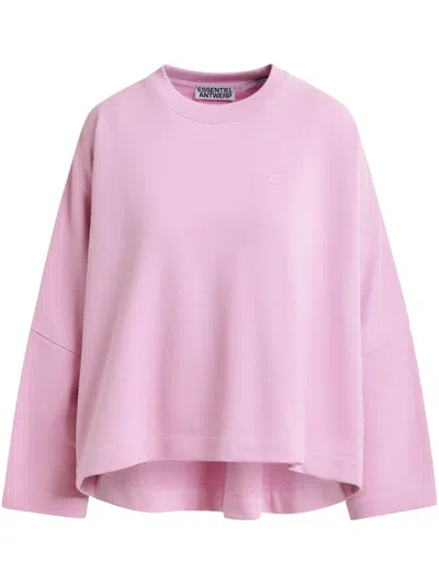 Essentiel Antwerp Hoozie Sweatshirt In Pink