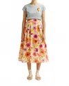 Essentiel Antwerp Hosanna Skirt In Floral In Multi