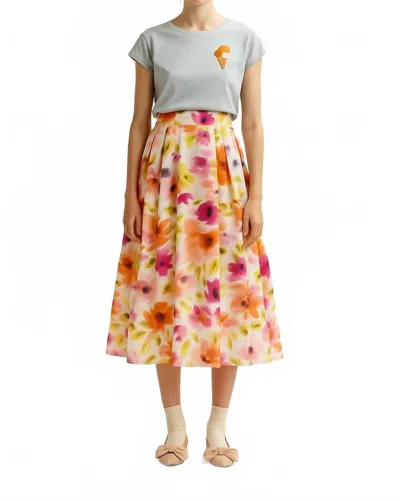 Essentiel Antwerp Hosanna Skirt In Floral In Multi