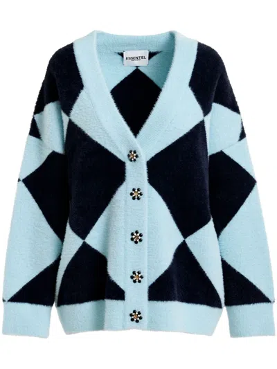 Essentiel Antwerp How Cardigan In Blue