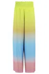 Essentiel Antwerp High-waisted Gradient Print Pants With Elasticized Waistband In Ct