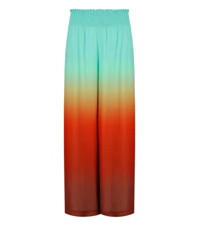 ESSENTIEL ANTWERP HUG TIE DYE ORANGE PANTS
