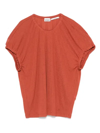 Essentiel Antwerp Humour T-shirt In Brown